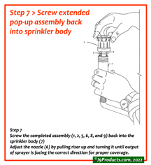 How-to Guide for installing J-9 Sprinkler Extensions
